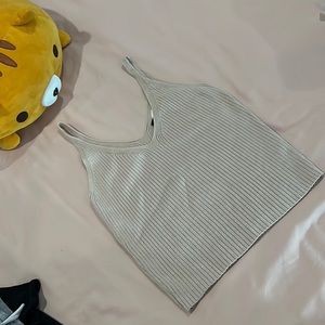 Tan (sweater material) tank top